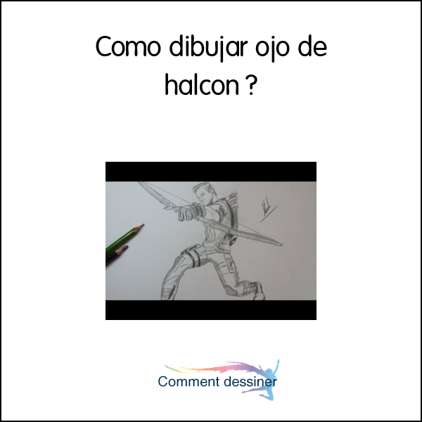 Como dibujar ojo de halcón
